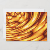 Computer Golden Abstracte uitnodigingen (Voorkant)