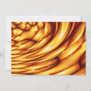 Computer Golden Abstracte uitnodigingen