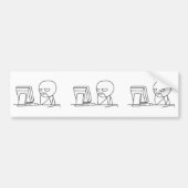 Computer Guy Meme - Bumpersticker (Voorkant)