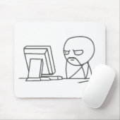 Computer Guy Meme - Mousepad Muismat (Met muis)