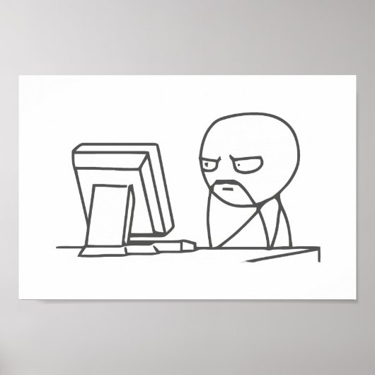 Computer Guy Meme  - Poster (Voorkant)
