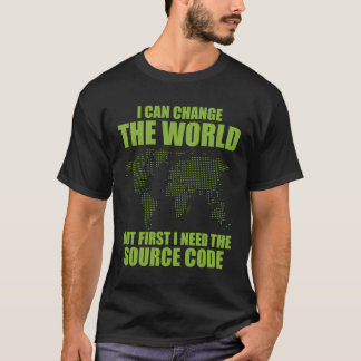 Computer Hacker Grappige Broncode Cybersecurity T-shirt