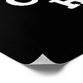 Computer Hacker Grappige Technologie Pun Dark BG Poster (Hoek)