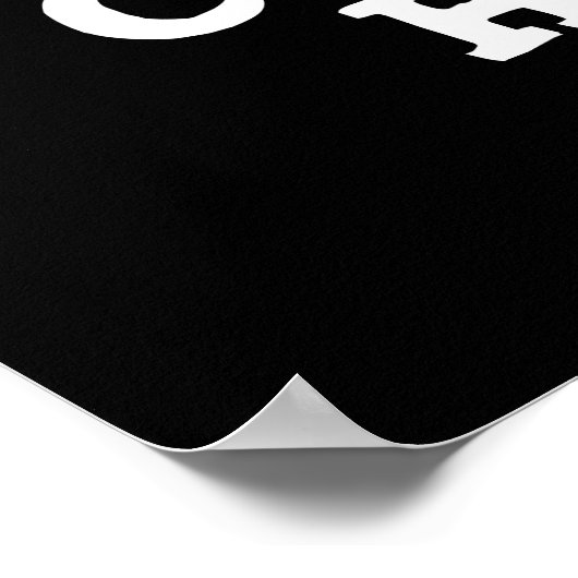 Computer Hacker Grappige Technologie Pun Dark BG Poster (Hoek)