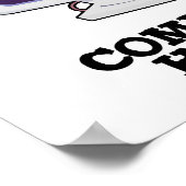 Computer Hacker Grappige Technologie Pun Poster (Hoek)