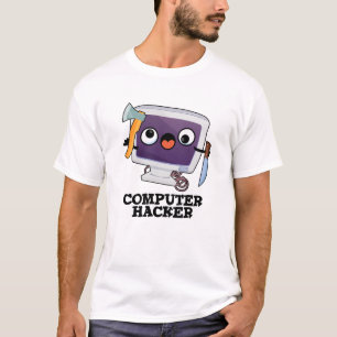Computer Hacker Grappige Technologie Pun T-shirt