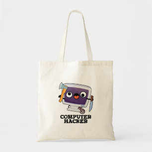 Computer Hacker Grappige Technologie Pun Tote Bag
