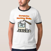 Computer Hacking Skills T-shirt (Voorkant)