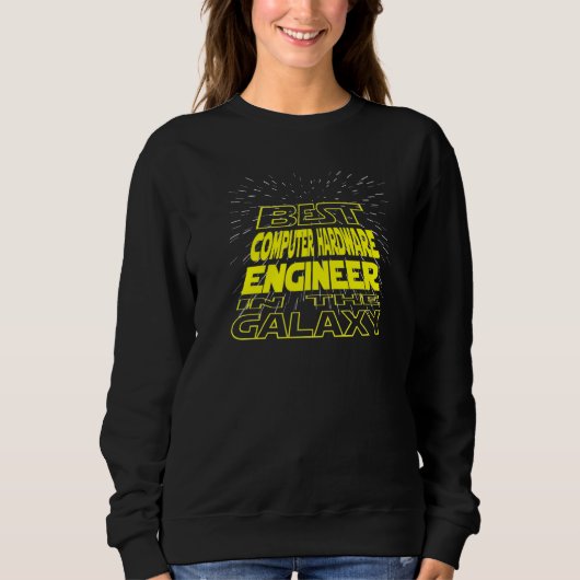 Computer Hardware Engineer Cool Galaxy Job Trui (Voorkant)