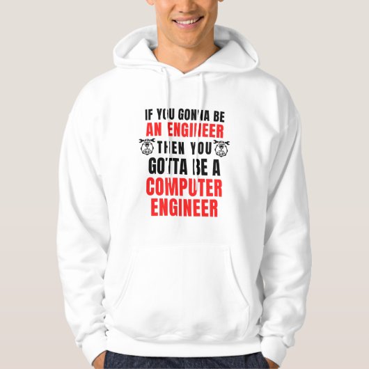 COMPUTER HARDWARE ENGINEER HOODIE (Voorkant)