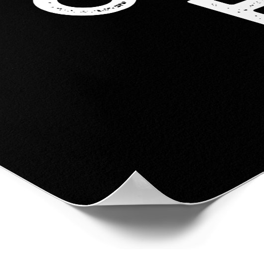 Computer Hecker Funny Hacker Pun Dark BG Poster (Hoek)