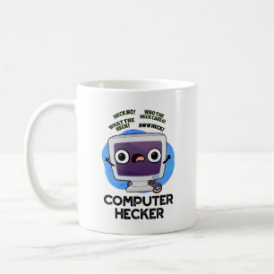 Computer Hecker Funny Hacker Pun Koffiemok