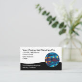 Computer Internet Networking Services Visitekaartje (Staand voorkant)