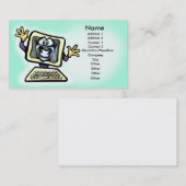 Computer Kaart Visitekaartje (Voorkant / Achterkant)