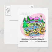 Computer Kamp Grappige T-shirts Mokken Cadeaus Enz Briefkaart (Voorkant / Achterkant)