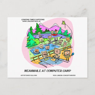 Computer Kamp Grappige T-shirts Mokken Cadeaus Enz Briefkaart