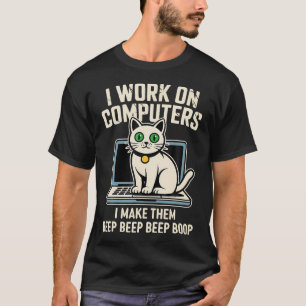 Computer Kat Codeur T-shirt