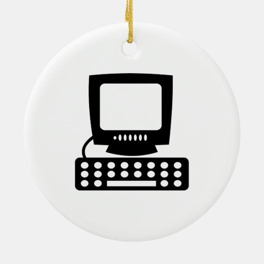 Computer Keramisch Ornament (Achterkant)