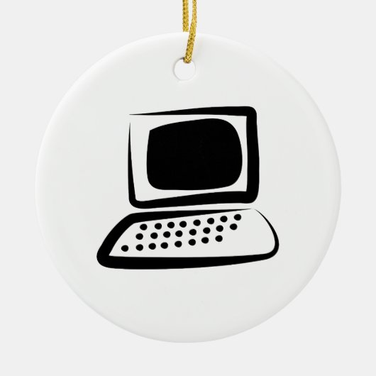 Computer Keramisch Ornament (Voorkant)