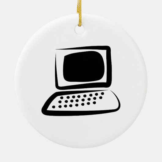 Computer Keramisch Ornament (Achterkant)