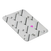 Computer Keyboard Love Letters Magneet (Rechterzijde)