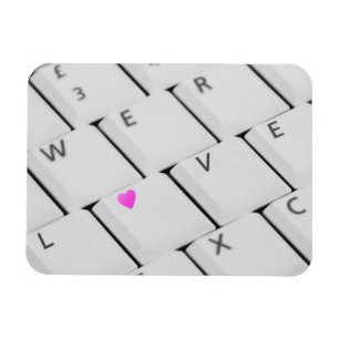 Computer Keyboard Love Letters Magneet