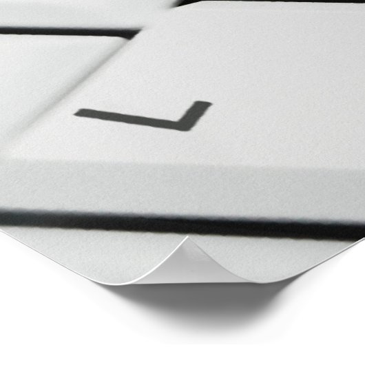 Computer Keyboard Love Letters Poster (Hoek)