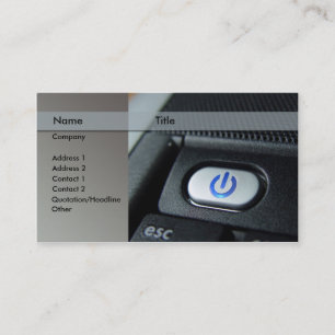 computer / laptop - technicus visitekaartje