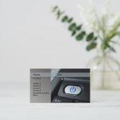 computer / laptop - technicus visitekaartje (Staand voorkant)