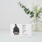 Computer lead visitekaartje (Staand voorkant)