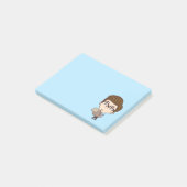 Computer man post-it® notes (Schuin)