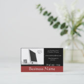 Computer Monitor Visitekaartje (Staand voorkant)