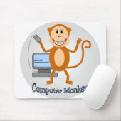 Computer Monkey mousepad Muismat (Met muis)