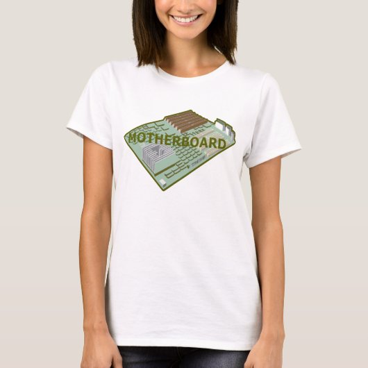 COMPUTER MOTHERBOARD T-SHIRT (Voorkant)