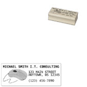 Computer Mouse Electronics Technology Consultant Rubberstempel (Gestempeld)