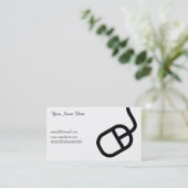 Computer Mouse, Jouw naam hier, Visitekaartje (Staand voorkant)