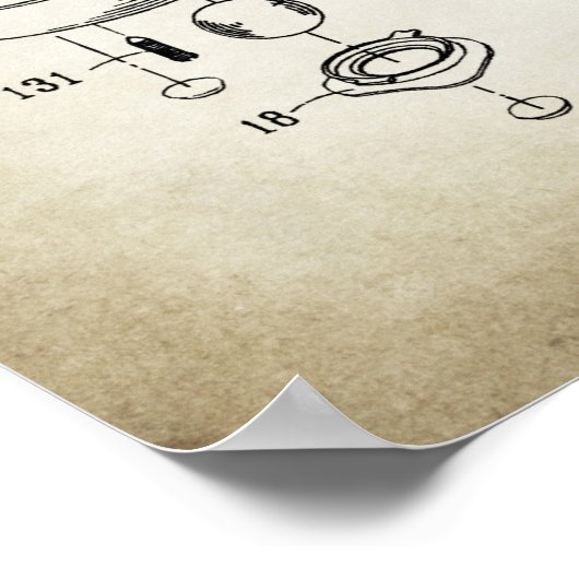 Computer Mouse patent Poster (Hoek)