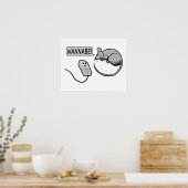 Computer Mouse Wannabe Poster (Keuken)