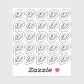 Computer Muis Functionele Bujo Planner  Sticker (Vel)