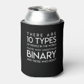 Computer Nerd begrijpt Binary en Dont Blikjeskoeler (Blikje Voorkant)