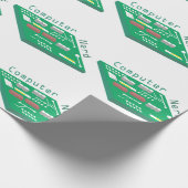 Computer Nerd Cadeaupapier (Hoek)