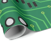 Computer Nerd Circuit Board CPU Cadeaupapier (Rol Hoek)