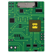 Computer Nerd Circuit Board CPUI Klembord (Voorkant)
