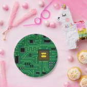 Computer Nerd Circuit Board CPUI Papieren Bordje (Feest)