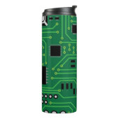 Computer Nerd Circuit Board CPUI Thermosbeker (Gedraaid links)