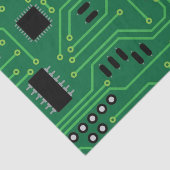 Computer Nerd Circuit Board CPUI Tissuepapier (Detail)