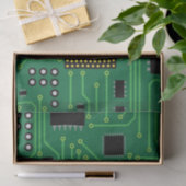 Computer Nerd Circuit Board CPUI Tissuepapier (Geschenk)