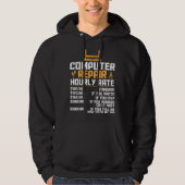 Computer Nerd  Computer Engineer  Computer Hourly  Hoodie (Voorkant)