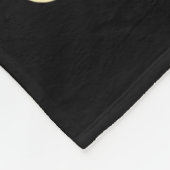 Computer Nerd Funny Christmas Designs Men's Black  Fleece Deken (Hoek)