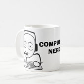 Computer Nerd Internet meme Mokken (Voorkant links)